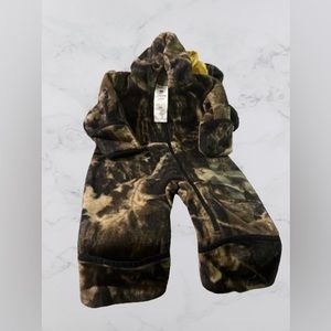 Columbia Sz 12 Months Camo Baby Bunting Fleece Hooded Snowsuit